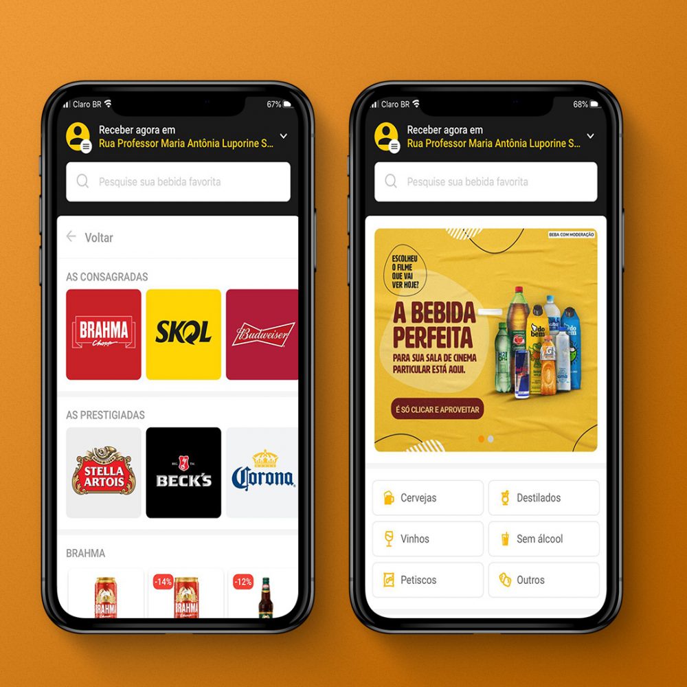 Aplicativo Geladas & Cia